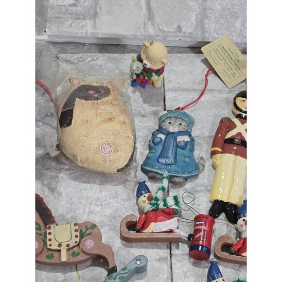 Vintage Wooden Christmas Ornaments European Style Wooden Christmas Ornaments 198 - Picture 8 of 9